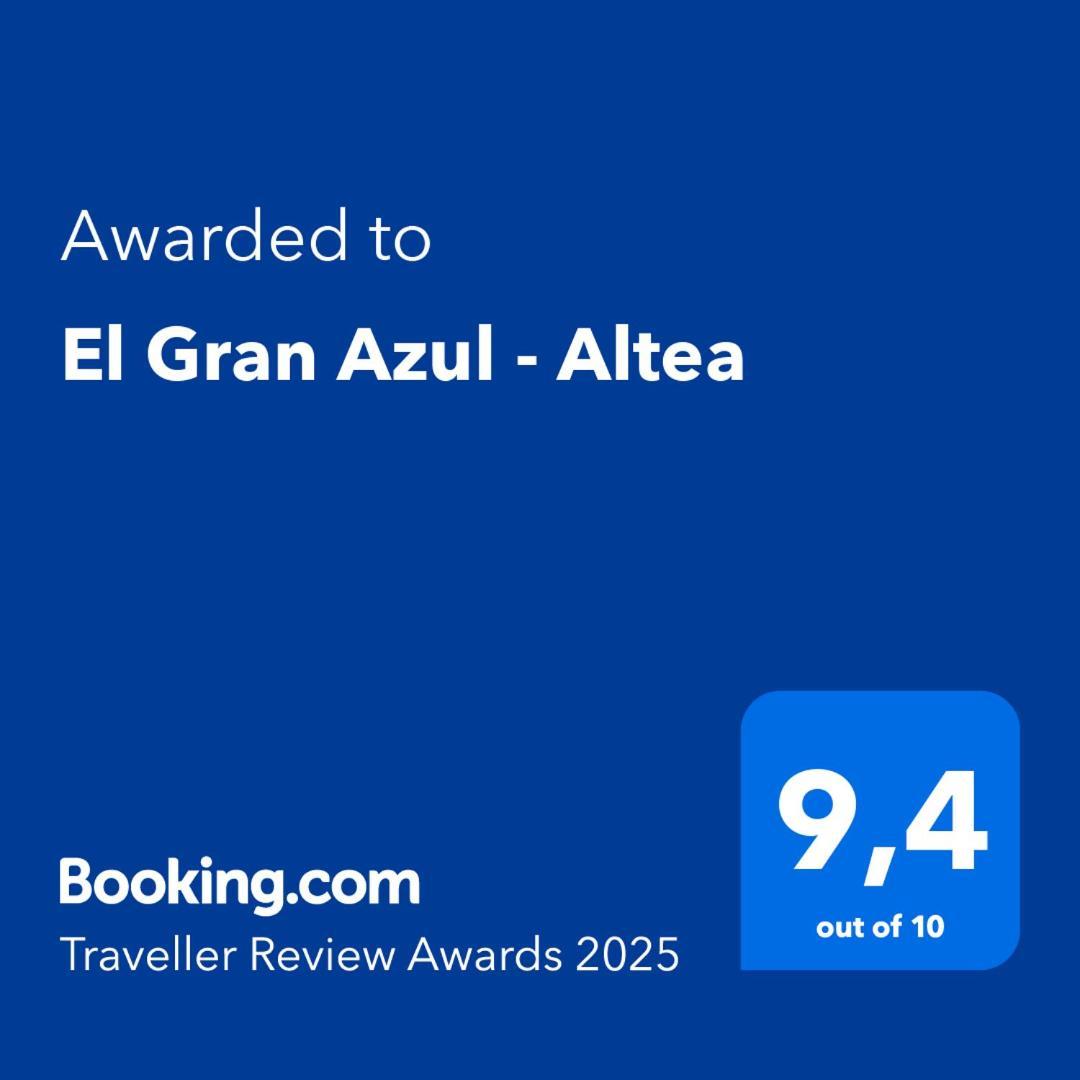 El Gran Azul - Altea Leilighet Eksteriør bilde